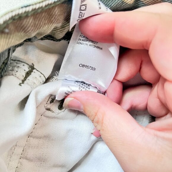 Free People Women's Camouflage High-Waisted Cargo Pants - Size 25 - - Picture 7 of 7